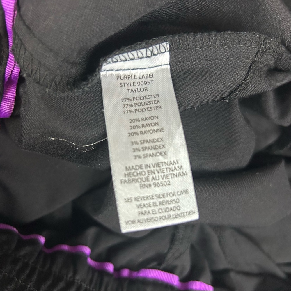 4/$25 Healing hands black scrub pants Taylor LT - Picture 11 of 12